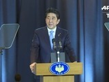 Abe pendiente desde Argentina del fuerte sismo en Japón